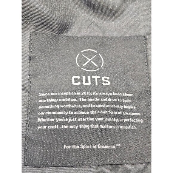 Cuts XXL Legacy Bomber Jacket Black Softshell Signature Fit Coat Zip Up EUC - Picture 4 of 9